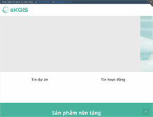 Tablet Screenshot of ekgis.com.vn